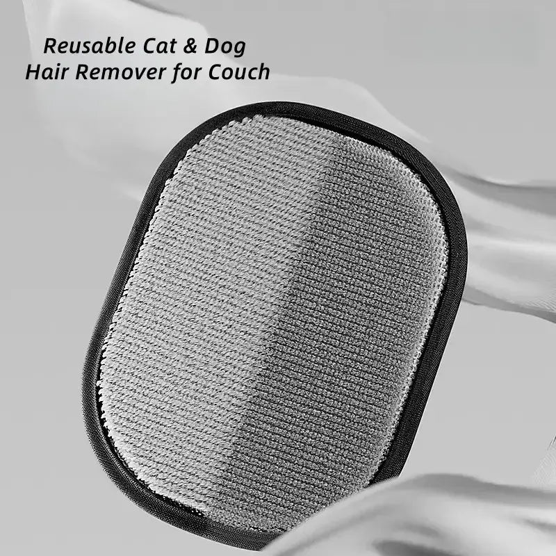Electrostatic Pet Hair Removal Gloves - Reusable Double-Sided Grooming Mitt for Cats and Dogs, Efficient Hair Removal and Grooming Solution for Furniture and Carpets
