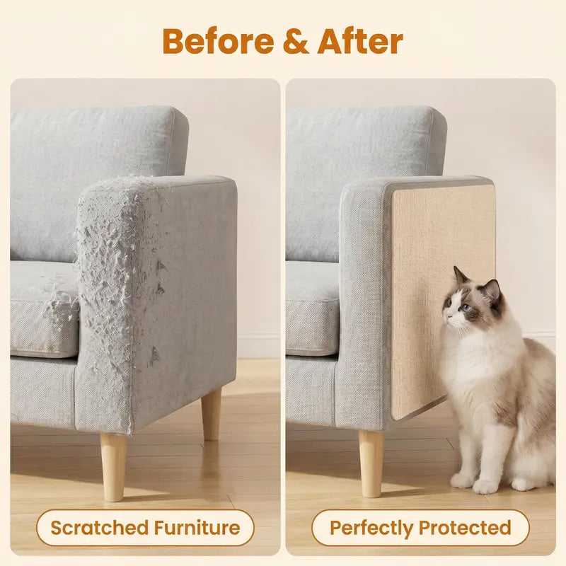 Anti-Scratch Decorative Tape for Home Decor - 11.85" x 39.3" Easy-Install Adhesive Pad for Furniture Protection, Iridescent Stained Glass Design for Leather Couch Arms, Corners, and Windows