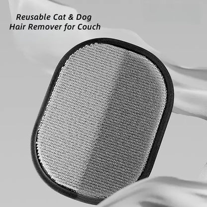 Electrostatic Pet Hair Removal Gloves - Reusable Double-Sided Grooming Mitt for Cats and Dogs, Efficient Hair Removal and Grooming Solution for Furniture and Carpets
