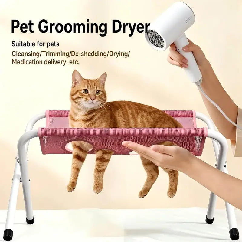 Foldable Pet Bathing Stand – Cat and Dog Bath Hammock, Anti-Movement and Scratch-Resistant, Ideal for Medicine Administration and Bathing