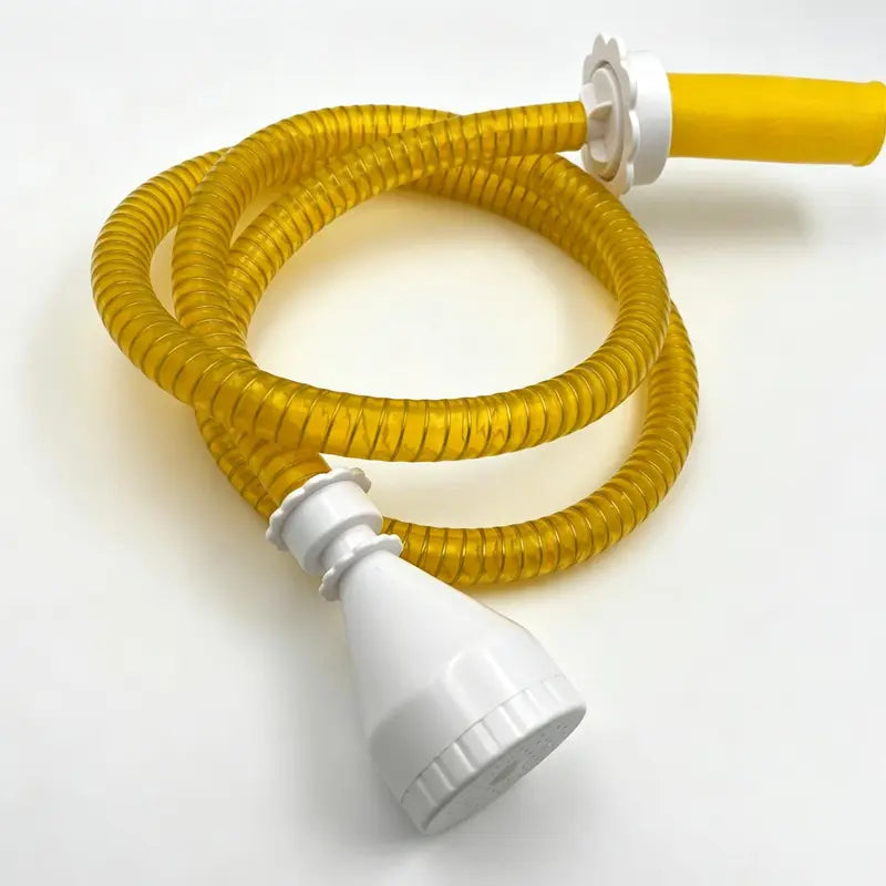 Universal Pet Grooming Shower Head Sprayer - Multi-Hole Spray Attachment for Dog and Cat Bathing, Silicone and ABS Construction, 68-Inch Flexible Hose for Bathtub or Sink